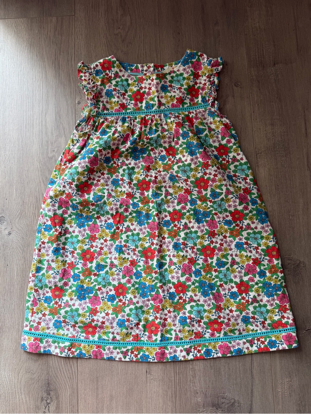 Mini Biden Girls Floral Sundress - Multicolor - size 7-8Y